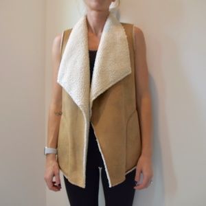 Faux Shearling Vest